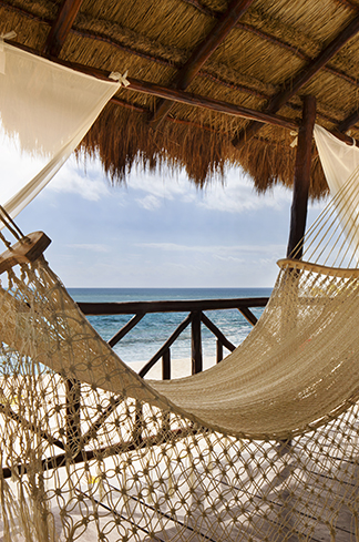 Peaceful hammock resting at the best all inclusive adults only resort | El Dorado Casitas Royale | Riviera Maya